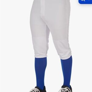 3 Pair White Men's Champro Knicker Baseball Pants- Size Medium NWT